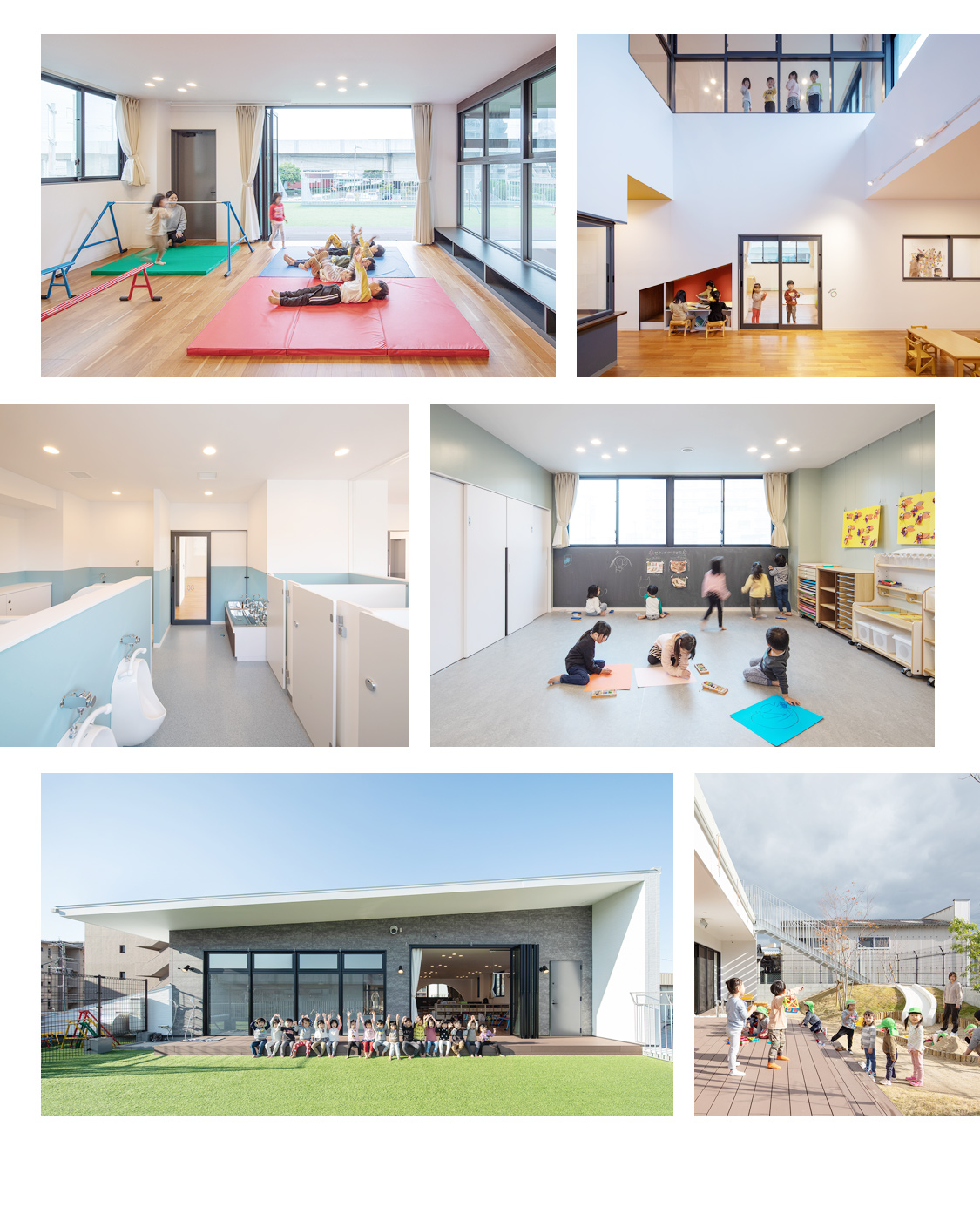 １階平面図。２階平面図。